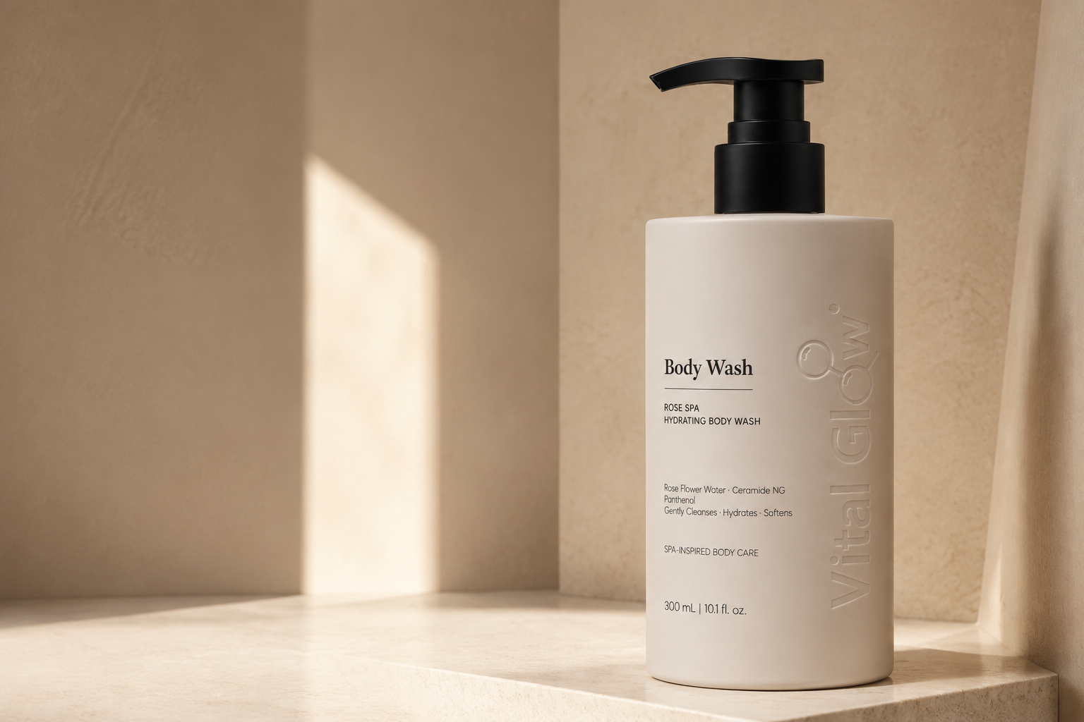 Vital Glow Body Wash 300 mL bottle